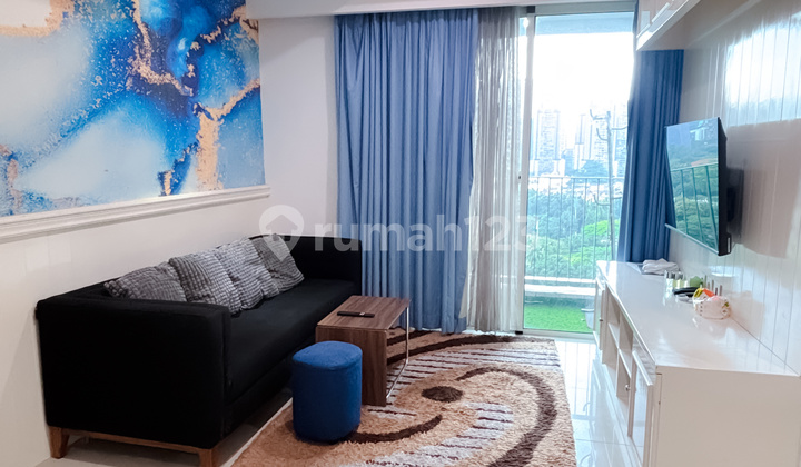 Apartemen, Casa Grande Residence 2 Kamar Tidur Jual Harga Miring Unit Bagus Connecting Mall Kota Kasablanka Siap Huni Deket Stasiun Kereta dan MRT