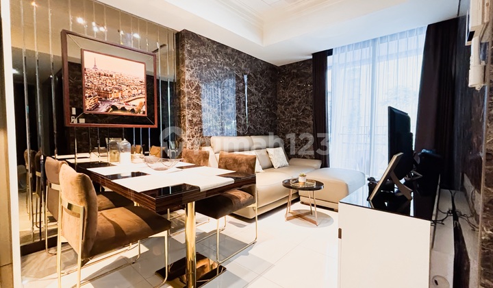 Casa Grande Apartment Phase 2 Ready to Occupy 2 Bedroom Connecting Mall Kota Kasablanka Nice and Luxurious