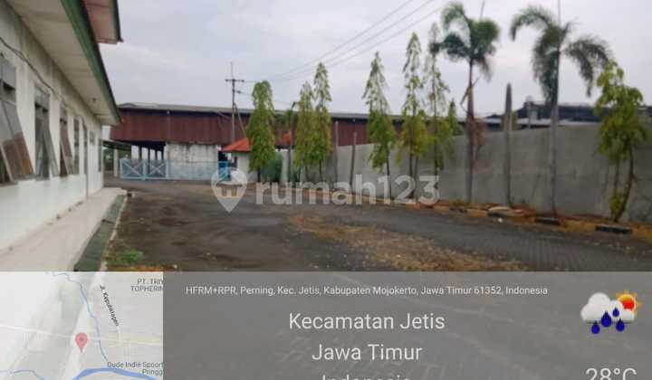 Former Factory Land for Sale in Jetis Mojokerto
