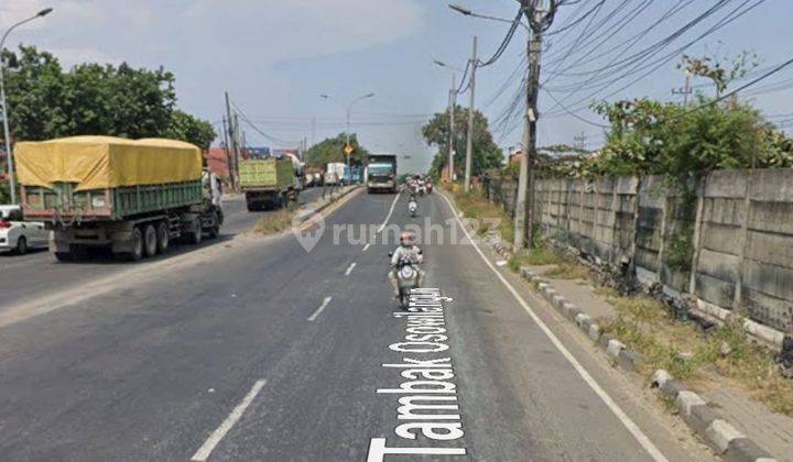 Dijual Tanah Raya Tambak Osowilangun Greges Dekat Margomulyo Hadap Raya 1