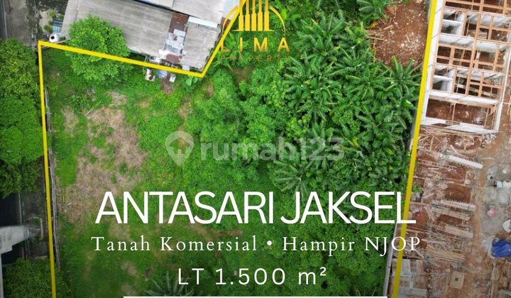 Tanah Komersial Hampir NJOP Antasari Dekat Kemang, Cipete