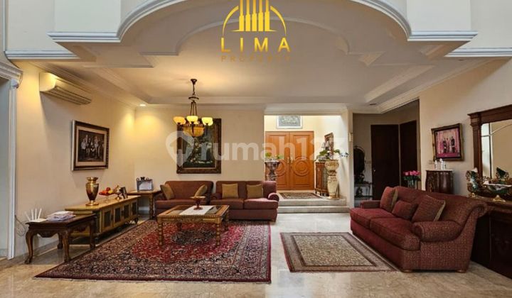 Rumah Cipete Semi Furnished Taman Luas Dekat Stasiun Mrt 2