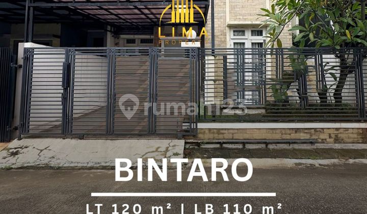 Rumah Minimalis Bintaro Dalam Komplek Lingkungan Tenang