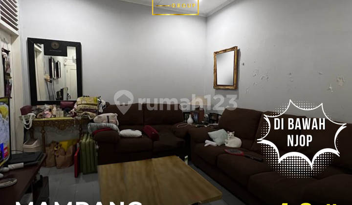 Rumah Mampang Di Bawah Njop Jalan Lebar Bebas Banjir 1