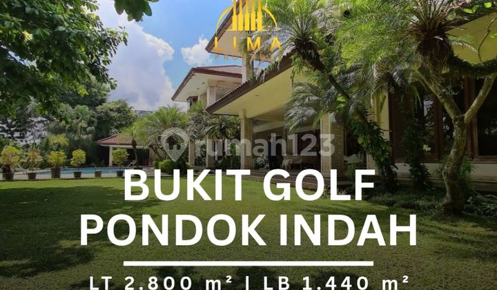 Rimah Bukit Golf Pondok Indah View Golf Taman & Carport Luas