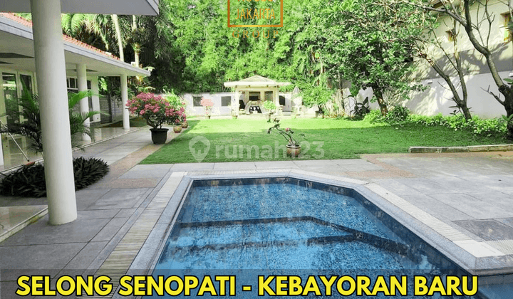 Rumah Purnawarman Selong Kebayoran Baru Kawasan Elite, Ada Swimming Pool 1