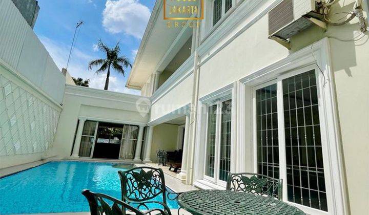 Rumah Pondok Indah Elite Spacious Garden Pool Full Marmer 2