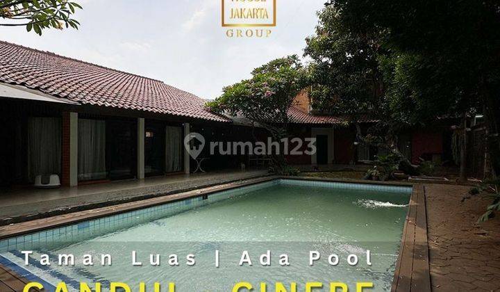 Rumah Cinere Taman Luas Dan Ada Pool Dekat Tol Desari 1