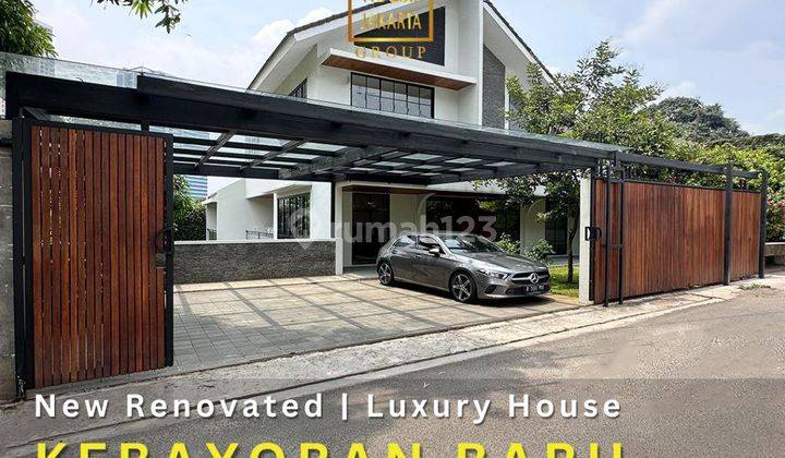 Rumah Kebayoran Baru Luxury New Renovated Taman Luas Ada Pool 1