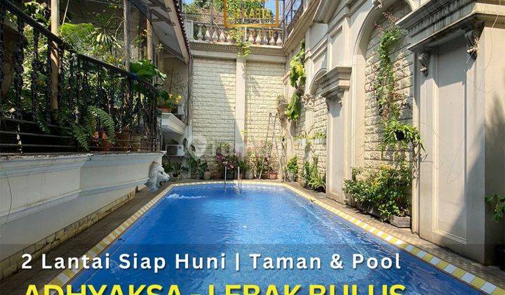 Rumah Lebak Bulus Ada Pool Taman Jakarta Selatan 1