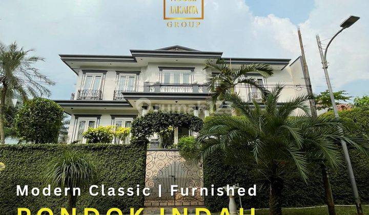 Rumah Pondok Indah Modern Classic Furnished Jakarta Selatan 1