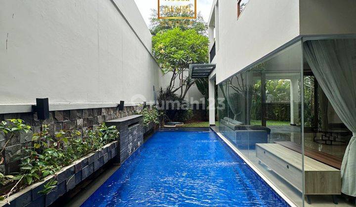 Rumah Kemang Semi Furnished Ada Pool Taman Luas Jakarta Selatan 2