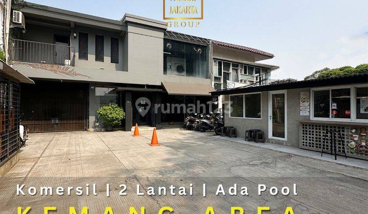 Rumah Dan Ruang Usaha Bangka Kemang Ada Pool, Carport Luas 1