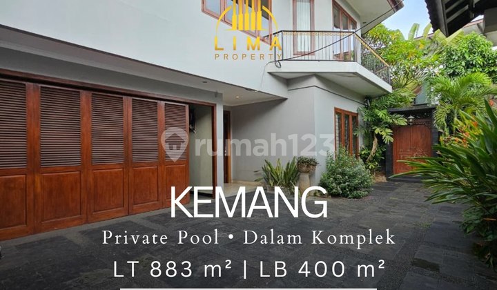 Rumah Kemang Dalam Expat Area . Lingkungan Tenang & Asri