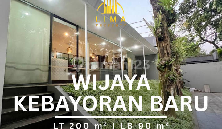 Rumah Wijaya Bisa Hunian Atau Cafe Lokasi Strategis Carport Luas 1