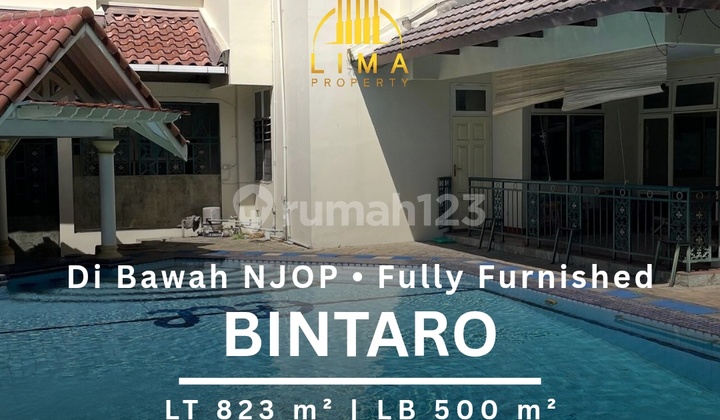 Rumah Bintaro Sektor 1 Di Bawah Njop .big Pool Prime Area