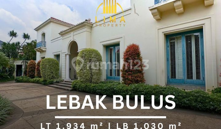 Rumah Mewah Lebak Bulus Dalam Komplek Strategis