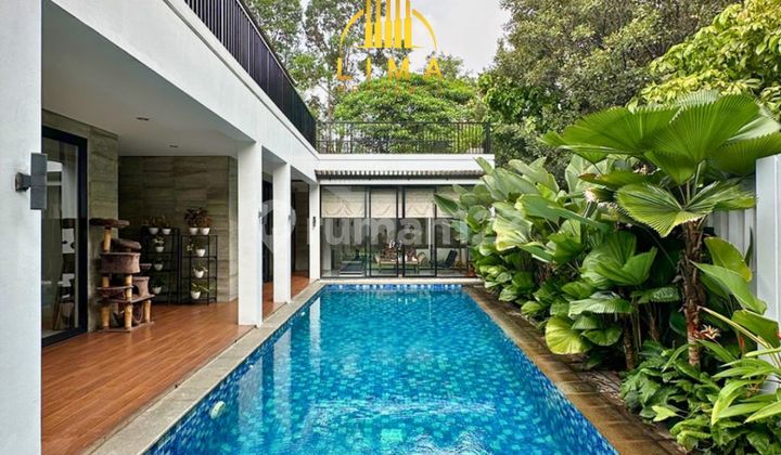 Runah Kemang 2 Lantai Dalam Cluster Private Swimming Pooldekat Kemang Raya 2