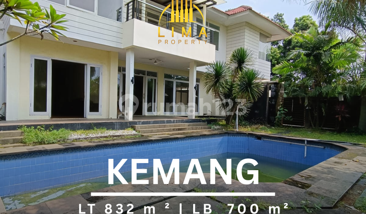 Rumah Kemang 2 Lantai S Pool , Taman & Balcony Dekat Kemang Raya