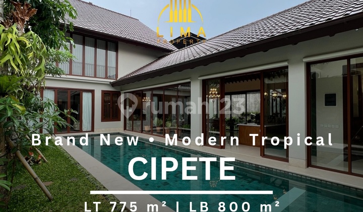 Modern Tropical House Cipete Dekat Akses Tol & Mrt 1
