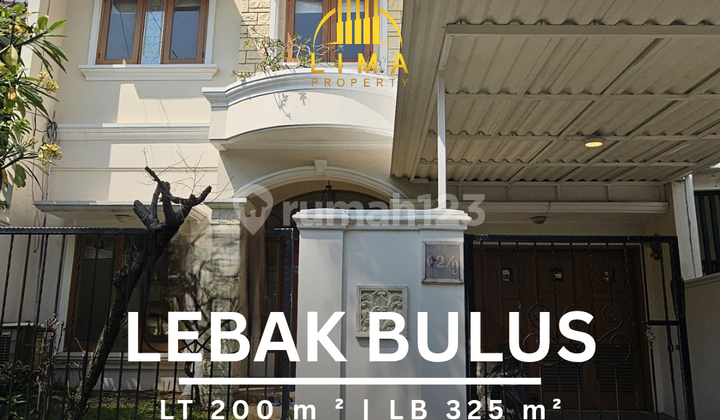 Rumah Lebak Bulus Dalam Komplek Tenang & Nyaman