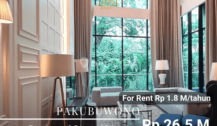 Rumah Pakubuwono 3.5 Lantai Ada Lift Pool Prime Area 1