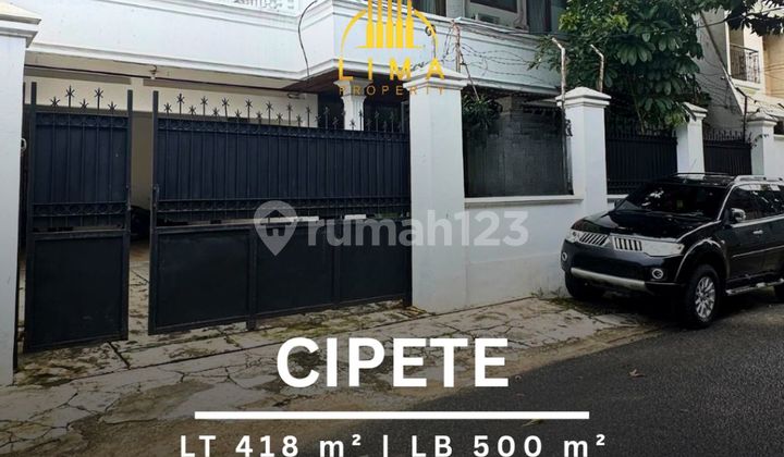 Rumah Cipete Dekat Kawasan Bisnis Fatmawati & Mrt