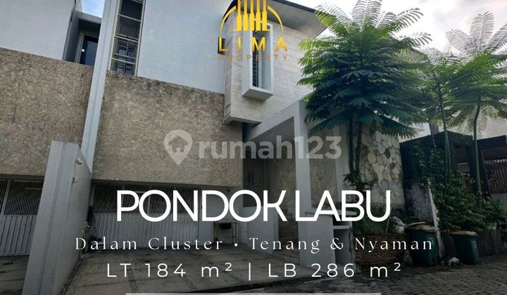 Rumah Pondok Labu Semi Furnished Hadap Timur