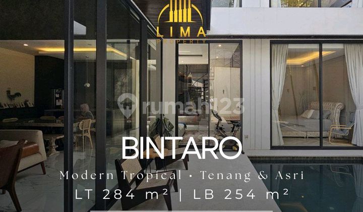 Rumah Tropical Dalam Komplek Eksklusif