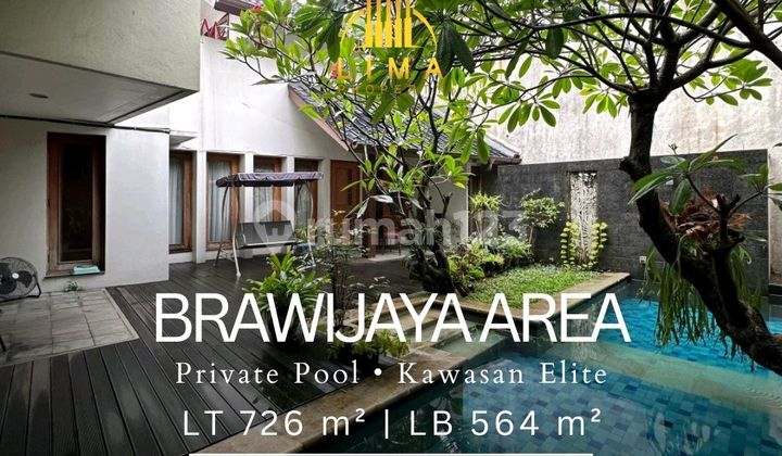 Rumah Dharmawangsa Elite Kebayoran Baru . Lingkungan Nyaman & Asri