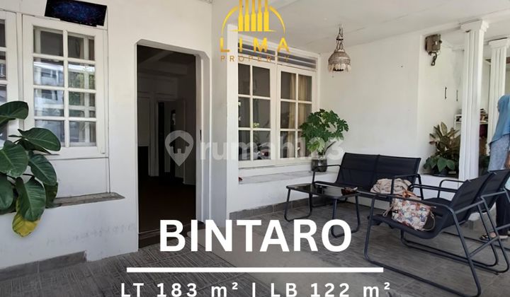 Rumah Bintaro Jaya Lingkungan Tenang & Asri