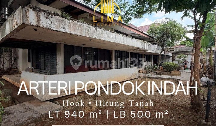 Rumah Hook Hitung Tanah Arteri Pondok Indah