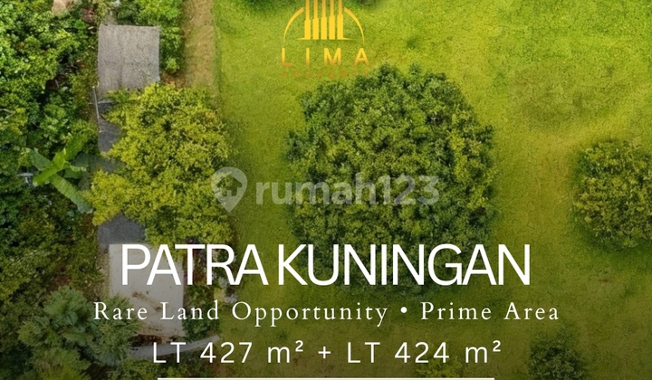 2 Kavling Prime Area Patra Kuningan Ideal untuk Investor atau Private Luxury Residence