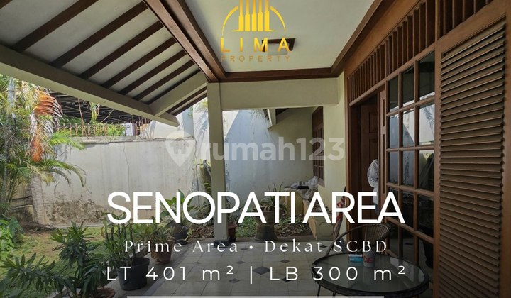 Rumah Senopati Prime Area Dekat Scbd Lingkungan Tenan& Asri