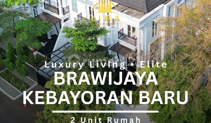 2 Unit Rumah Hook Brawijaya Kawasan Elite Kebayoran Baru