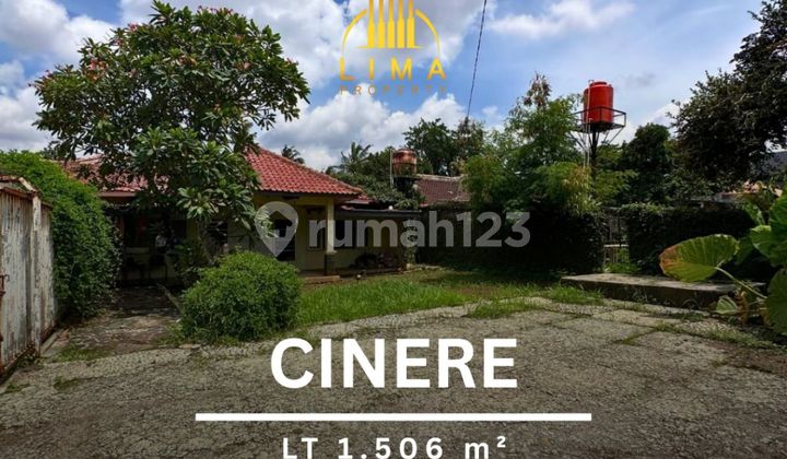 Rumah & Bangunan Cinere Dekat Jalan Raya Cocok Untuk Townhouse