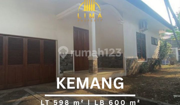 Rumah Hoek Kemang Big Garden Bebas Banjir