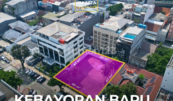 Commercial Land in Strategic Blok M Area, Building Permit for 6 Floors Commercial Land in Strategic Blok M Area, Building Permit for 6 Floors