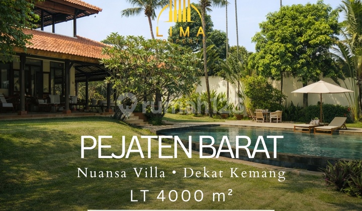 Rumah Klasik Nuansa Villa Pejaten Barat Dekat Kemang