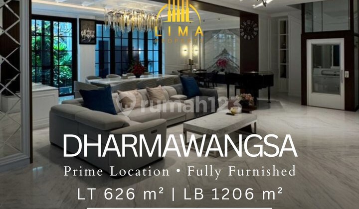 Luxury House Dharmawangsa Elite Kebayoran Baru Fully Furnished