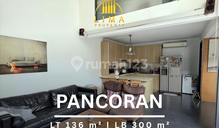 Rumah Pancoran Semi Furnished 3 Lantai Modern Industrial