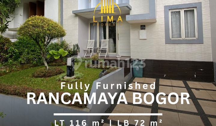 Rumah Rancamaya Dalam Cluster Lingkungan Tenang & Asri