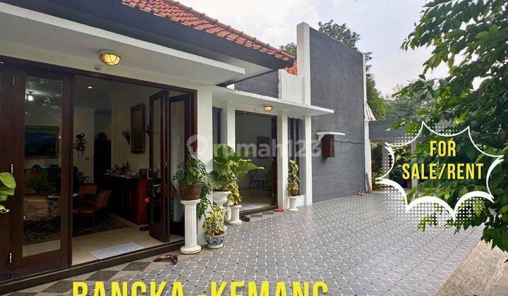 Rumah Bangka Kemang Taman Dan Carport Luas  1