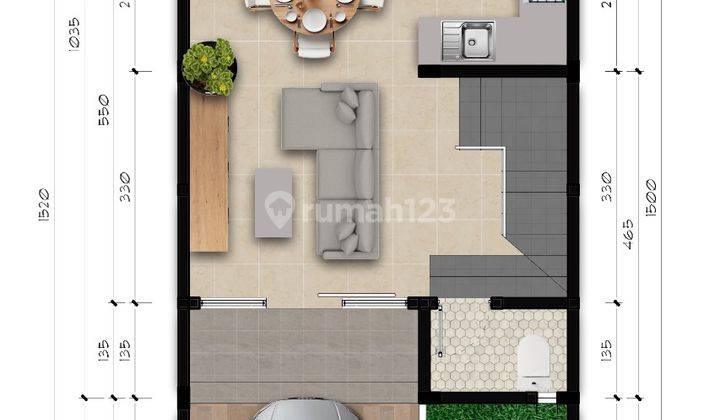 2 Unit House in Peguyangan Kangin, North Denpasar, 5 Meter Access 2