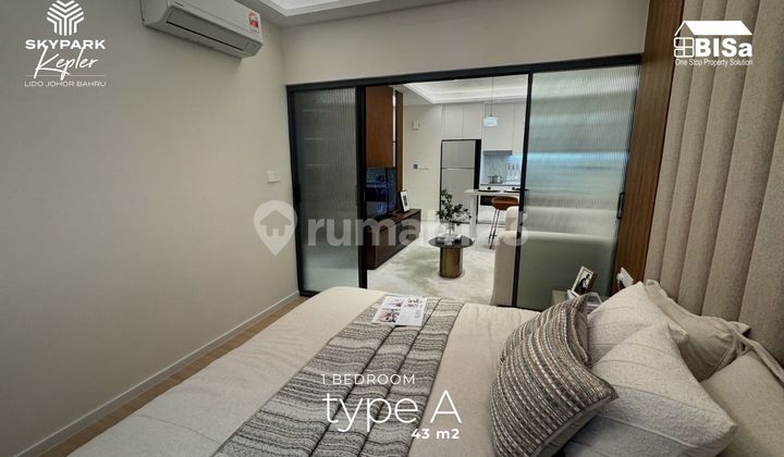 For Sale 1 Bedroom Furnished Apartment in Lido Waterfront, Johor Bahru