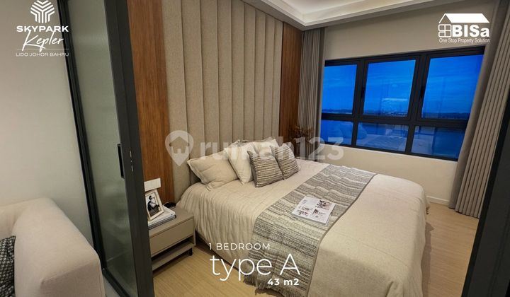 For Sale 1 Bedroom Furnished Apartment in Lido Waterfront, Johor Bahru