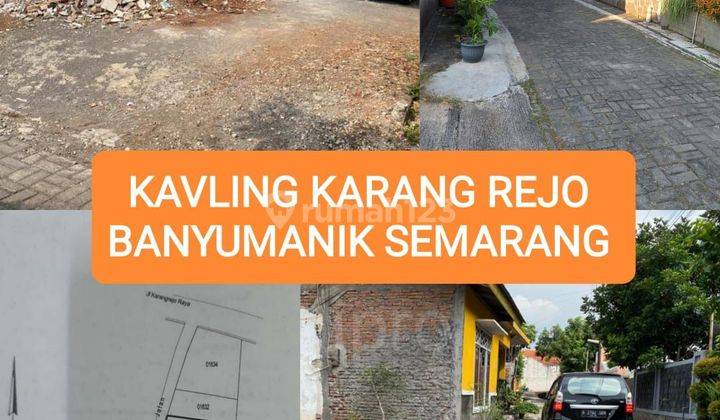 Dijual tanah Karangrejo Banyumanik  1