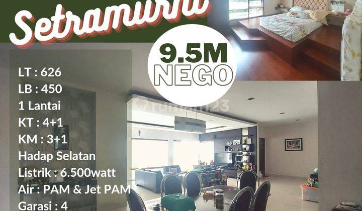 Rumah 2 Lantai Bagus SHM di Setra Murni, Bandung 1