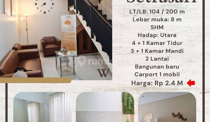 Rumah 2 Lantai Bagus SHM di Sayap Setra Sari, Bandung 1