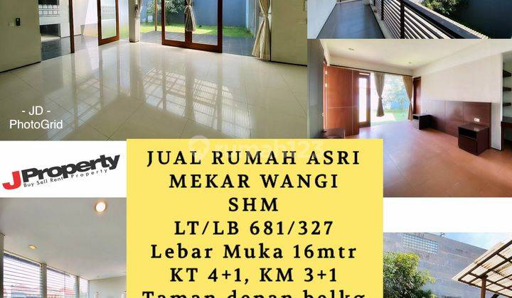 Rumah Asri SHM Daerah Mekar Wangi 1